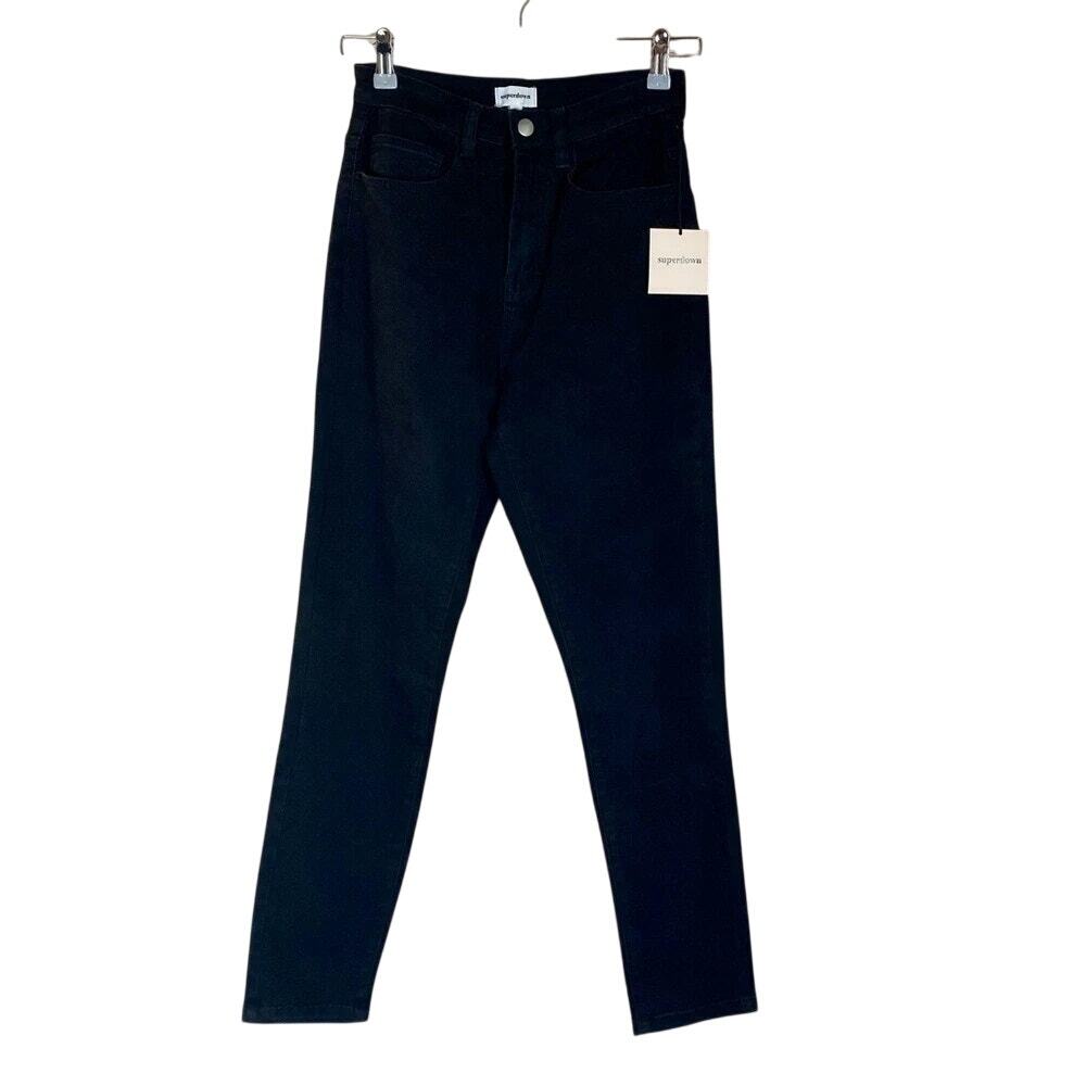 Superdown Revolve Carlotta Black Skinny Jeans NWT Sz 26 - Picture 5 of 6
